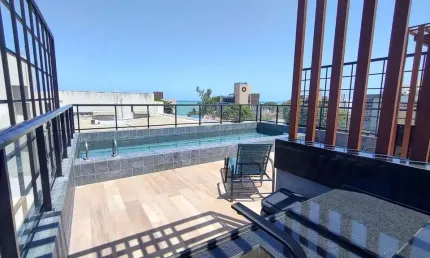 Flat com 1 dormitório à venda, 21 m² por R$ 295.000,00 - Jardim Oceania - João Pessoa/PB