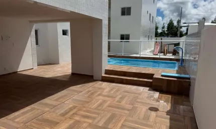 Apartamento com 2 dormitórios à venda por R$ 161.100 - Gramame - João Pessoa/Paraíba