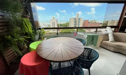 Apartamento com 3 dormitórios à venda, 175 m² por R$ 1.100.000 - Manaíra - João Pessoa/PB