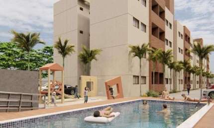 Apartamento com 2 dormitórios à venda por R$ 129.900,00 - Gramame - João Pessoa/PB