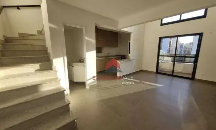 Apartamento com 1 dormitório para alugar, 78 m² por R$ 5.437,00/mês - Parque Residencial Aquarius - São José dos Campos/SP