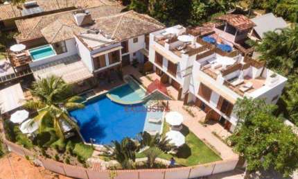 Pousada com 14 dormitórios à venda, 700 m² por R$ 6.500.000,00 - Praia da Concha - Itacaré/BA