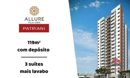Apartamento com 3 quartos à venda na Rua Padre Rodolfo, Vila Ema, São José dos Campos