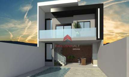Casa com 3 dormitórios à venda, 153 m² por R$ 750.000,00 - Portal dos Pássaros - São José dos Campos/SP