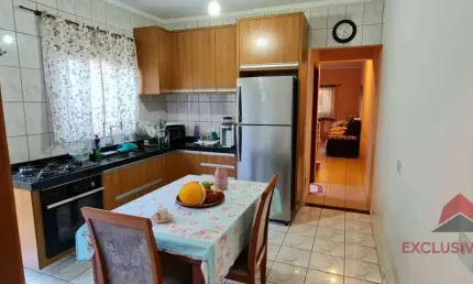 Lindo Sobrado com 03 dormitórios (1st.) à venda, 113 m² por R$ 650.000 - Jardim das Indústrias - São José dos Campos/SP