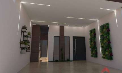 Linda Casa em Construção com 03 dormitórios (1st.) à venda, 79 m² por R$ 600.000 - Bosque dos Eucaliptos - São José dos Campos/SP