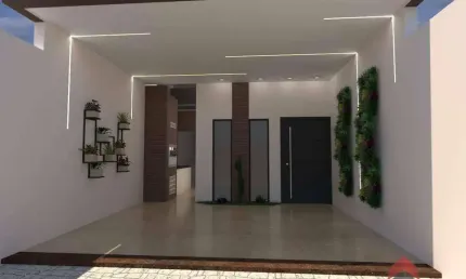 Linda casa em construção com 03 dormitórios (1st.) à venda, 76 m² por r$ 600.000 - bosque dos eucaliptos - são josé dos campos/sp