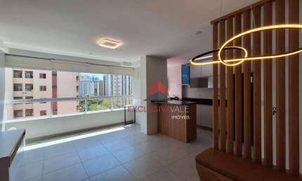 Apartamento com 1 dormitório para alugar, 48 m² - Jardim Aquarius - São José dos Campos/SP