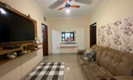 Casa térrea com 3 dormitórios, piscina à venda, 98 m² por R$ 640.000 - Jardim Satélite - São José dos Campos/SP