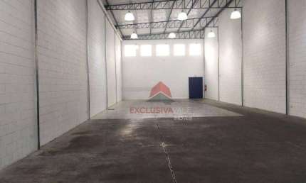 Galpão comercial aluga, área construída 244 metros quadrados, Chácaras Reunidas, São José dos Campos-SP.