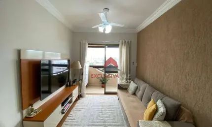 Apartamento próximo ao vale sul, 3 dormitórios à venda, 75 m² por r$ 700.000 - jardim satélite - são josé dos campos/sp