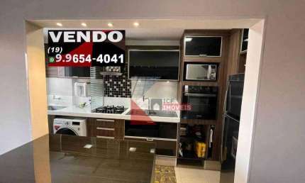 Apartamento com 2 dormitórios à venda, 72 m² por R$ 480.000,00 - Nossa Senhora de Fátima - Americana/SP