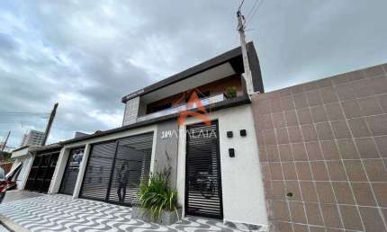 Casa de Condomínio com 2 dorms, Maracanã, Praia Grande - R$ 300 mil, Cod: 1497