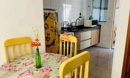 Casa de Condomínio com 2 dorms, Ocian, Praia Grande - R$ 310 mil, Cod: 1573