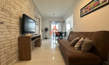 Apartamento com 1 dorm, maracanã, praia grande - r$ 350 mil, cod: 1697