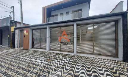 Casa de Condomínio com 3 dorms, Maracanã, Praia Grande - R$ 350 mil, Cod: 2096