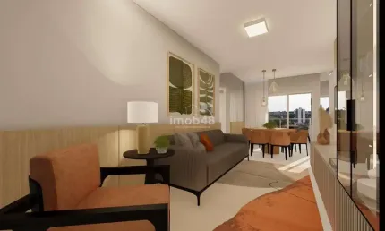 Apartamento 2 dormitórios em areias, são josé - 62m²