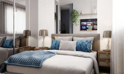 Apartamento com 2 quartos à venda na Rua Aluízio Finzetto, 3511, Prado Velho, Curitiba, 46 m2 por R$ 371.705