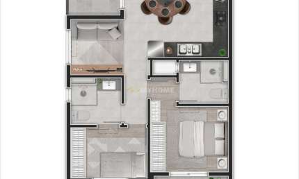 Apartamento com 2 quartos à venda na Rua Nilo Peçanha, 620, Bom Retiro, Curitiba