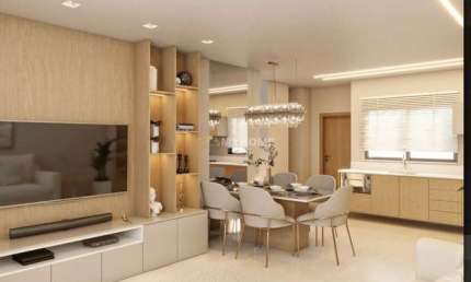 Sobrado com 3 suítes, 122m² à venda em Santa Felicidade - Curitiba,PR