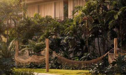 Atmosfera de casas térreas, segurança e serviços de hotel cinco estrelas.
