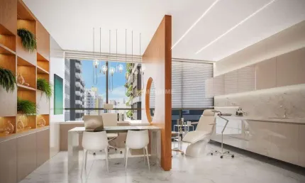 Laje comercial alto padrão em curitiba / juveve preparada para receber centro mé
