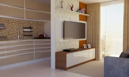 Apartamento 2 quartos e 1 vaga com churrasqueira no campo comprido - 28034