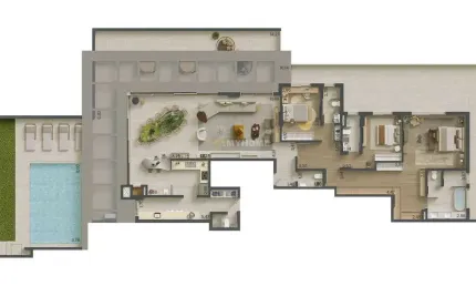 Apartamento com 3 quartos à venda na Rua Carmelo Rangel, 635, Batel, Curitiba, 298 m2 por R$ 8.684.551
