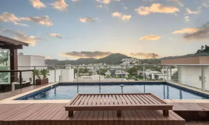 Apartamento garden no edifício leonardo da vinci praia brava