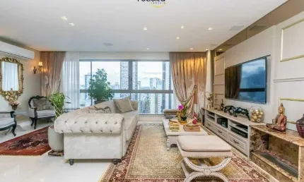 Apartamento quadra mar à venda em balneário camboriú com 3 suítes