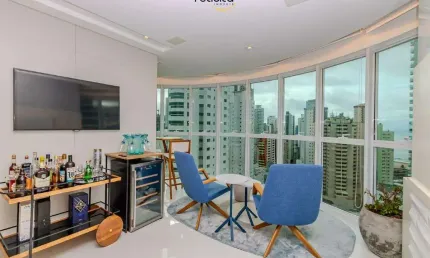 Apartamento com 3 suítes no ed. elegance tower em balneário camboriú.