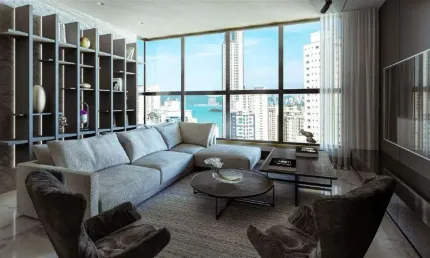 Apartamento à venda com 04 suítes, churrasqueira à carvão em balneário camboriú.