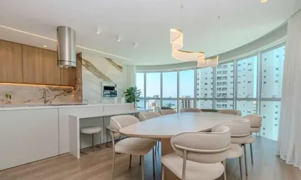 Apartamento vista mar à venda no ed. le majestic no centro de balneário camboriú