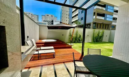Apartamento garden decorado à venda no Edifício Le blanc
