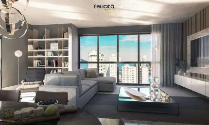 Apartamento com 3 suítes à venda no ed. torre de booz em balneário camboriú