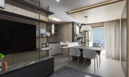 Apartamento com 2 dormitórios no Condomínio Essência Residence no bairro Fazenda em Itajaí - SC