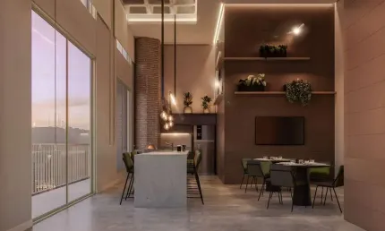 Apartamento com 2 dormitórios no condomínio Terrace 360º no bairro Fazenda, Itajaí/SC