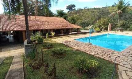 Sítio a venda de 3600m² com piscina, campo de futebol e lagoa São Joaquim de Bicas MG!