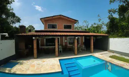 Sobrado com 5 suítes à venda por R$ 1.250.000 - Maitinga - Bertioga/SP