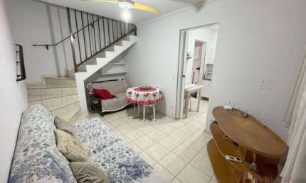 Village com 2 dormitórios à venda, 63 m² por R$ 400.000,00 - Vila Itapanhau - Bertioga/SP
