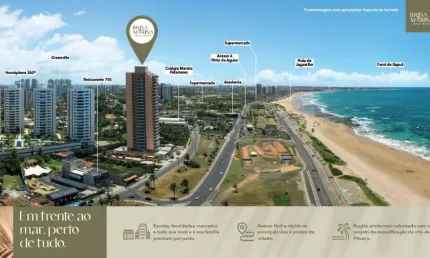 2 Quartos c/Suite  BRISA MARINA  C/Rooftop - PITUAÇU
