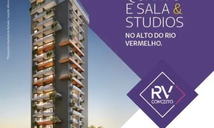 Lançamento Quarto e Sala e Studios  RV- Conceito -Rio Vermelho