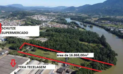 Terreno à venda no Tapajós, Indaial , 200 m2 por R$ 2.867.560