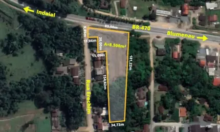 Terreno à venda no encano do norte, indaial  por r$ 3.600.000