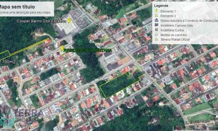 Terreno comercial à venda no Estados, Indaial , 231 m2 por R$ 3.700.000