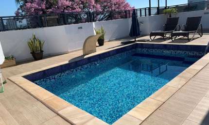 Cobertura de 245 m², com piscina privativa, no bairro Estreito, Florianópolis/SC.