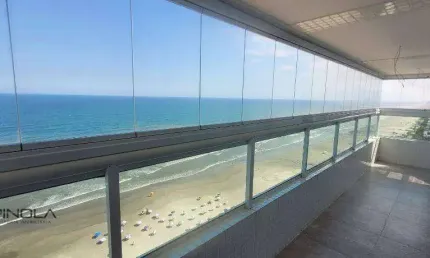 Apartamento com 3 dormitórios à venda, 123 m² por r$ 994.455,00 - vila caiçara - praia grande/sp