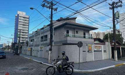 Sobrado com 3 dormitórios à venda, 115 m² por R$ 540.000,00 - Aviação - Praia Grande/SP