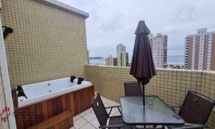 Cobertura com 3 dormitórios à venda, 150 m² por R$ 795.000,00 - Aviação - Praia Grande/SP