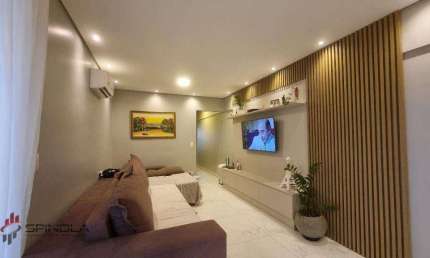 Apartamento com 2 dormitórios à venda, 88 m² por R$ 650.000,00 - Vila Caiçara - Praia Grande/SP